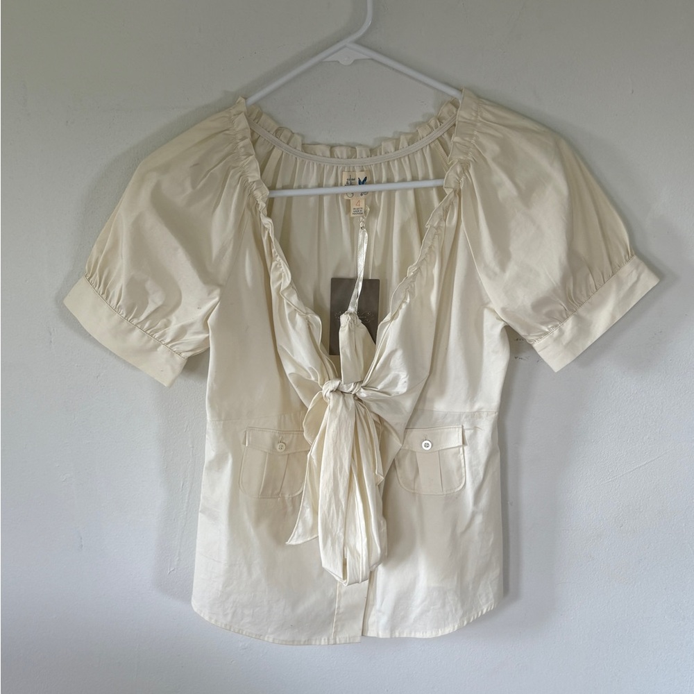 Edme & Esyllte Ivory Top. - Picture 5 of 7